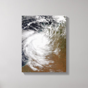 Tropical Cyclone Magda coming ashore in Austral Canvas Print