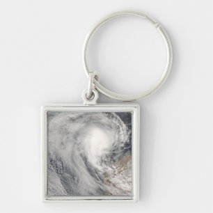 Tropical Cyclone Melanie off Australia Key Ring