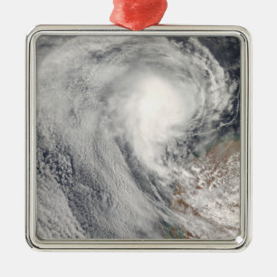Tropical Cyclone Melanie off Australia Metal Tree Decoration
