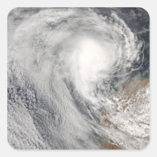 Tropical Cyclone Melanie off Australia Square Sticker