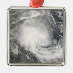 Tropical Cyclone Nicholas approaching Australia Metal Tree Decoration