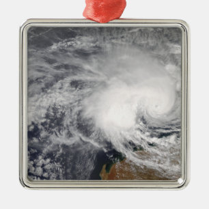 Tropical Cyclone Nicholas off Australia Metal Tree Decoration