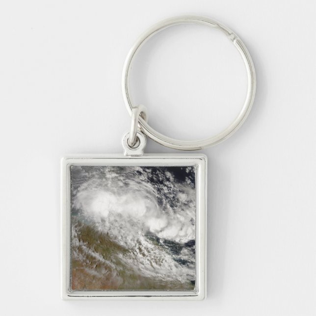 Tropical Cyclone Olga over northeast Australia Key Ring (Front)