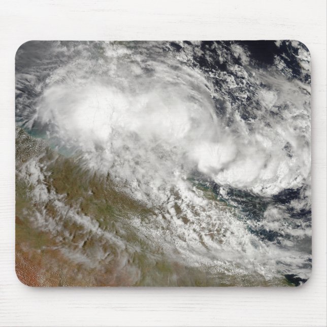 Tropical Cyclone Olga over northeast Australia Mouse Mat (Front)
