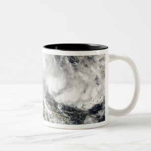 Tropical Cyclone Olga over northeast Australia Two-Tone Coffee Mug