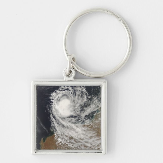 Tropical Cyclone Ophelia off Australia Key Ring (Front)