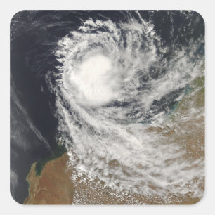 Tropical Cyclone Ophelia off Australia Square Sticker