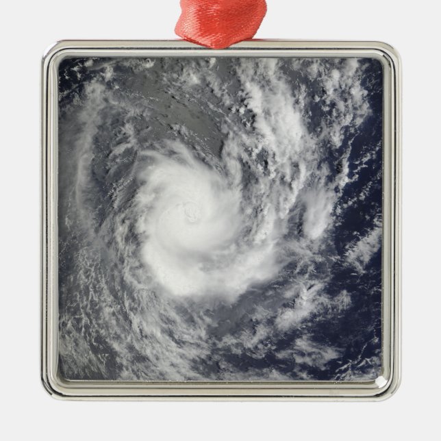 Tropical Cyclone Pat Metal Tree Decoration (Front)