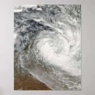 Tropical Cyclone Paul over Australia 2 Poster