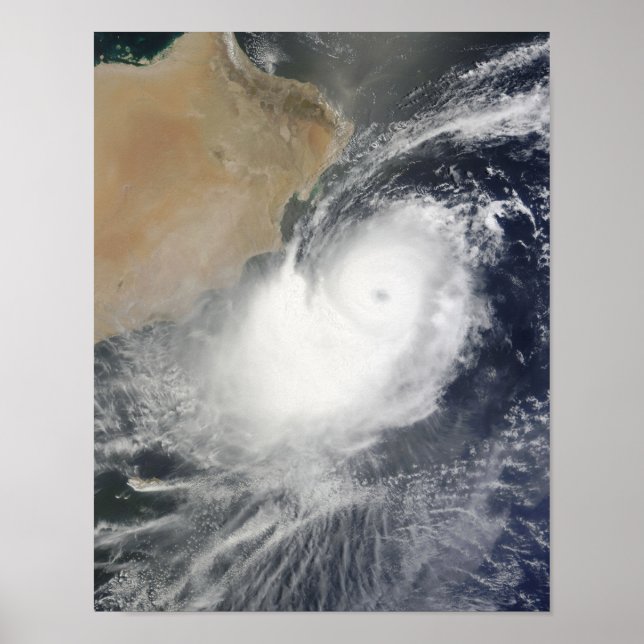 Tropical Cyclone Phet in the Arabian Sea Poster (Front)