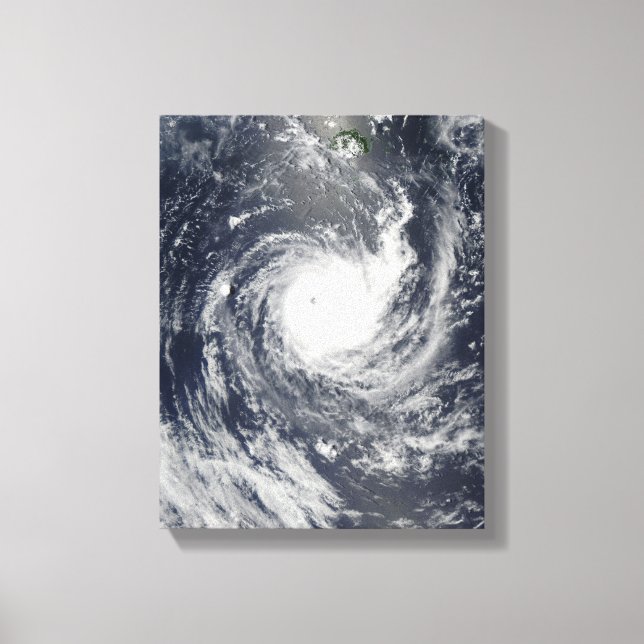 Tropical Cyclone Wilma Canvas Print (Front)