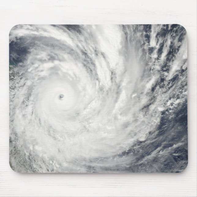 Tropical Cyclone Yasi over Australia Mouse Mat (Front)