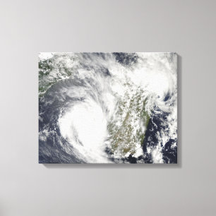 Tropical Cyclones Eric and Fanele 2 Canvas Print