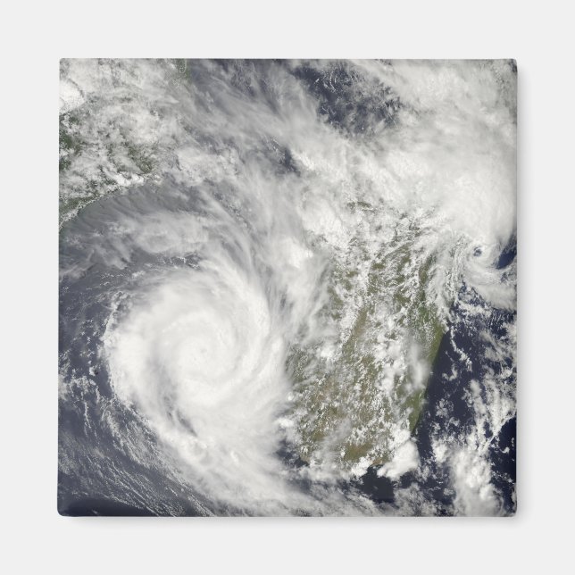 Tropical Cyclones Eric and Fanele 2 Magnet (Front)