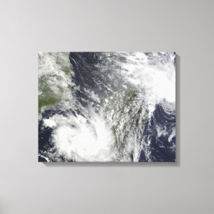 Tropical Cyclones Eric and Fanele Canvas Print