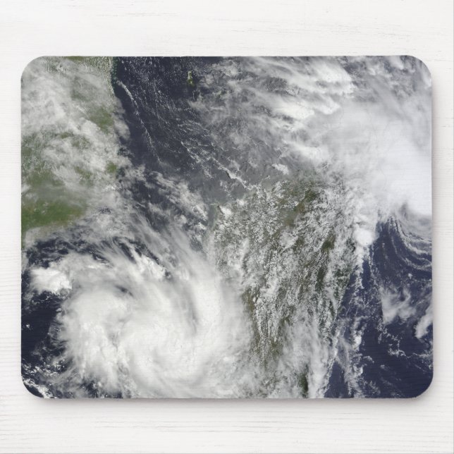 Tropical Cyclones Eric and Fanele Mouse Mat (Front)