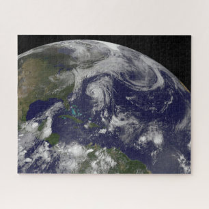 Tropical Cyclones Katia, Lee, Maria And Nate. Jigsaw Puzzle