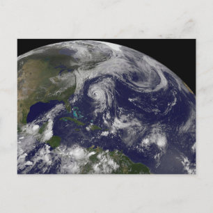 Tropical Cyclones Katia, Lee, Maria And Nate. Postcard