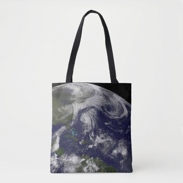 Tropical Cyclones Katia, Lee, Maria And Nate. Tote Bag (Front)