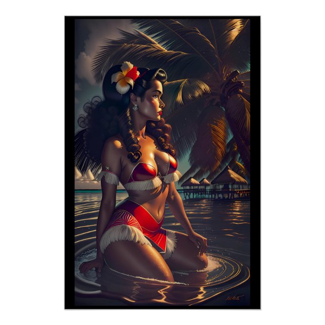 Tropical Dawn Poster (Front)