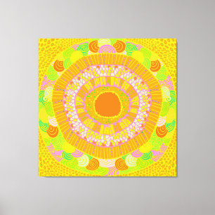 Tropical Del Sol - Arizona sun Canvas Print