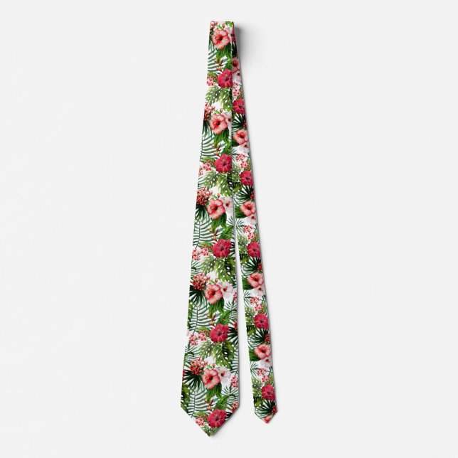 Tropical Design Man's Necktie (Front)