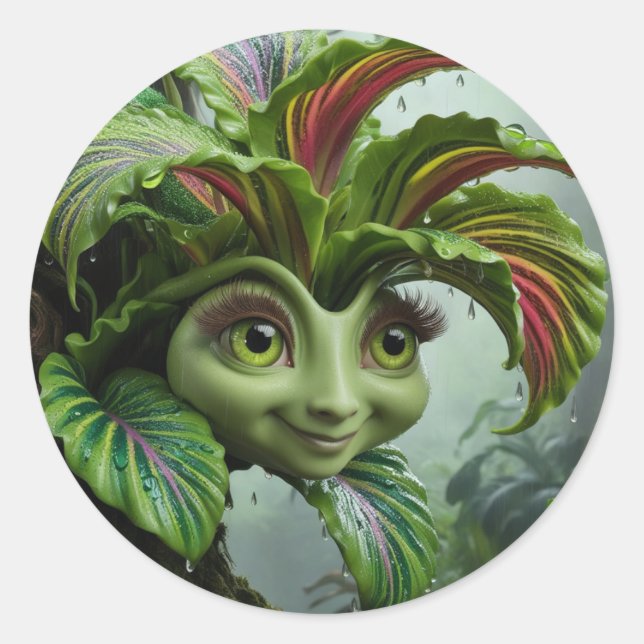 Tropical Design Sticker (Front)