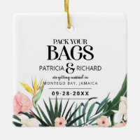 Tropical Destination Wedding Save The Date