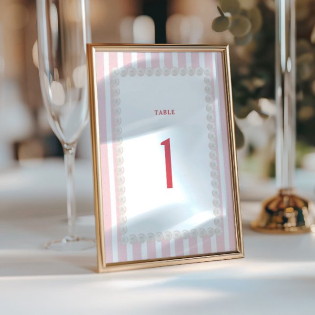 Tropical Destination Wedding Table Number  (Creator Uploaded)