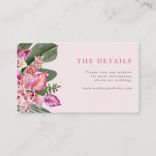 Tropical Details Enclosure Card