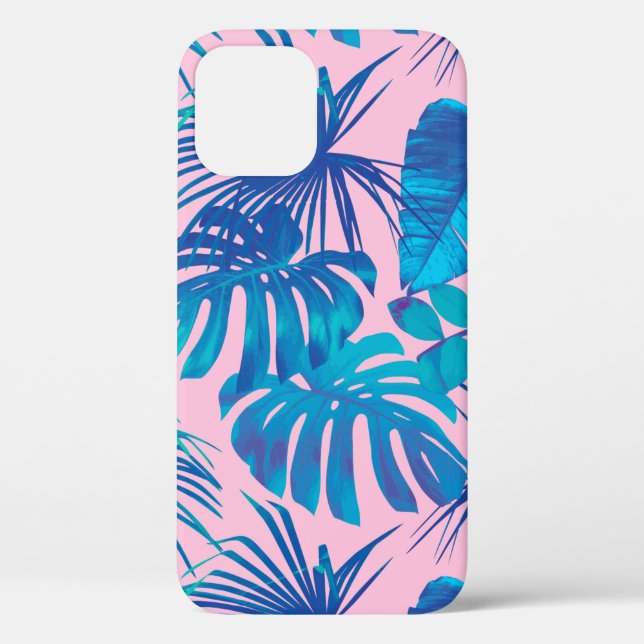 Tropical digital paper stripes stars Case-Mate iPhone case (Back)