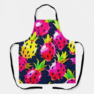 Tropical Dragon Fruit Fiesta Apron
