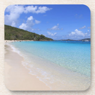 Tropical Dream Beach Cork Coaster