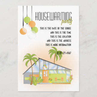 Tropical Dream House Invitation