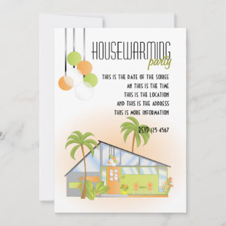Tropical Dream House Invitation