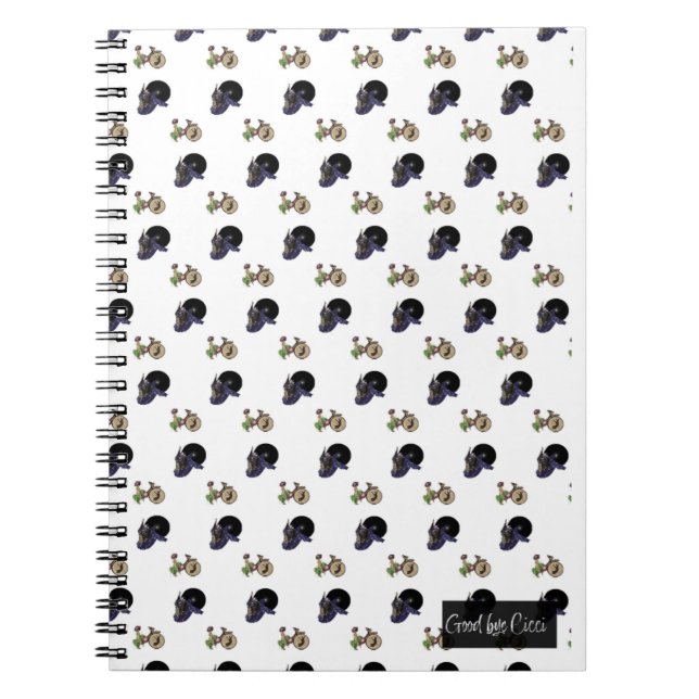 Tropical dreamlike conceptual collage notebook (Front)