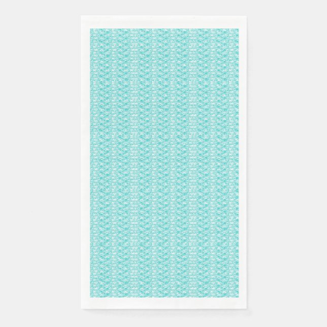 Tropical Dreams And Ocean Schemes Napkin (Front)