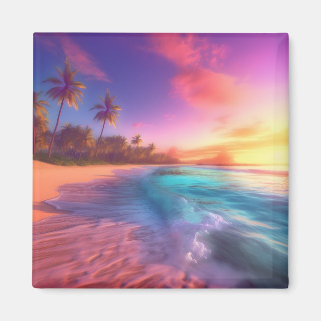 Tropical Dreamscape Magnet (Front)