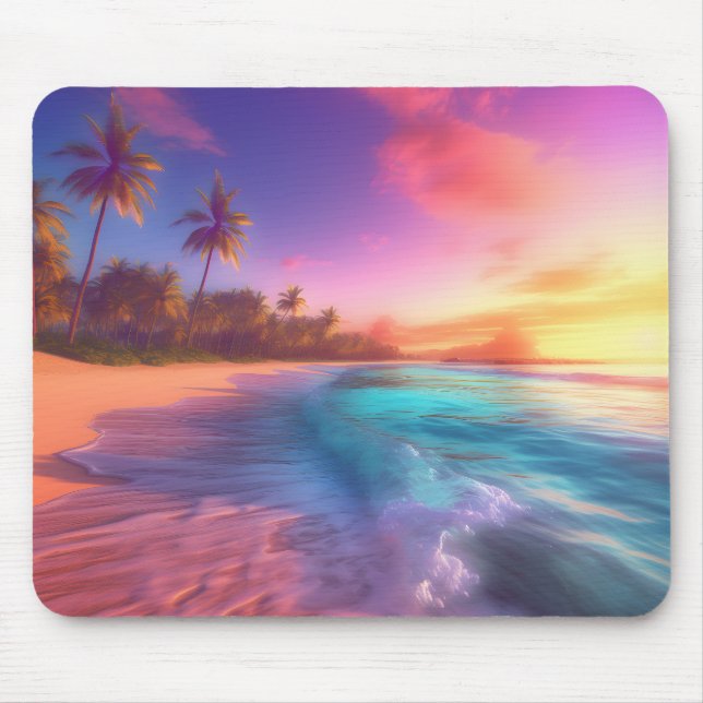 Tropical Dreamscape Mouse Mat (Front)