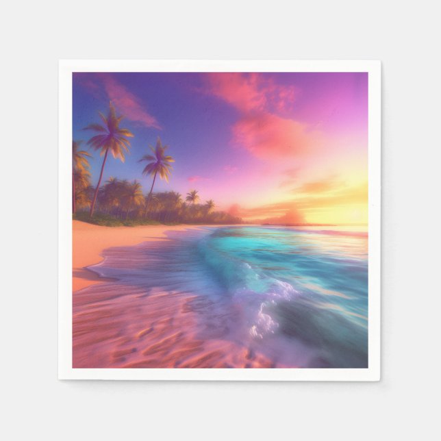 Tropical Dreamscape Napkin (Front)