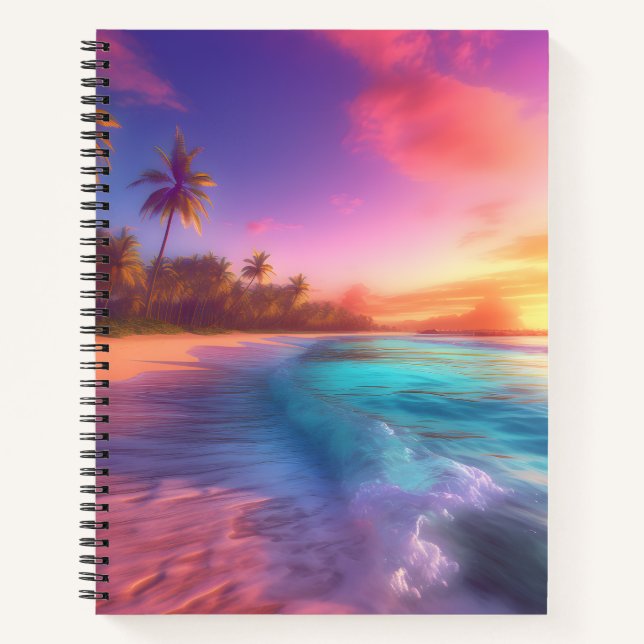 Tropical Dreamscape Notebook (Front)