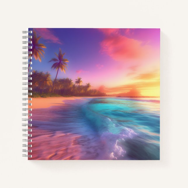 Tropical Dreamscape Notebook (Front)