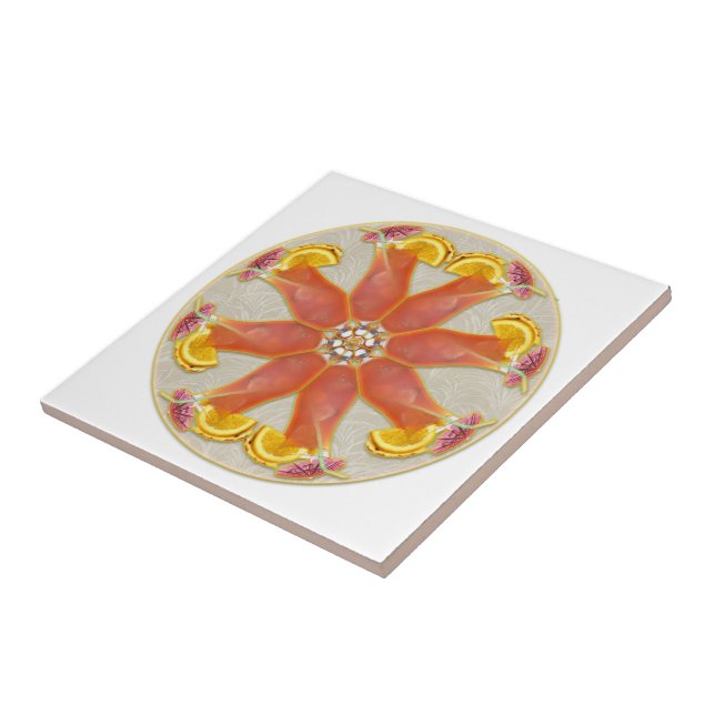 Tropical Drink Mandala Tile (Side)
