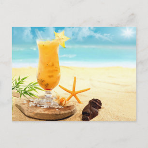 Tropical Drink Postcard