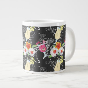 Tropical Drinks With Animals Large Coffee Mug
