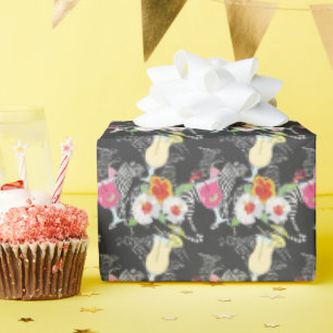 Tropical Drinks With Animals Wrapping Paper