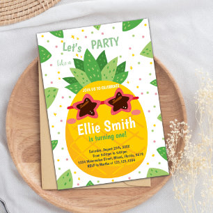 Tropical Editable Summer Party Card