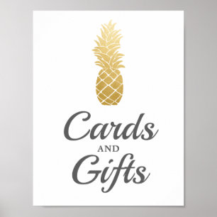 Tropical Elegance   Pineapple Cards And Gifts Sign