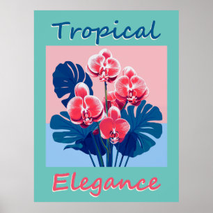 Tropical Elegance Poster