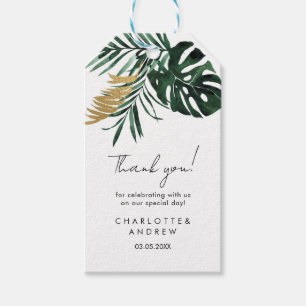 Tropical elegant   gift tags